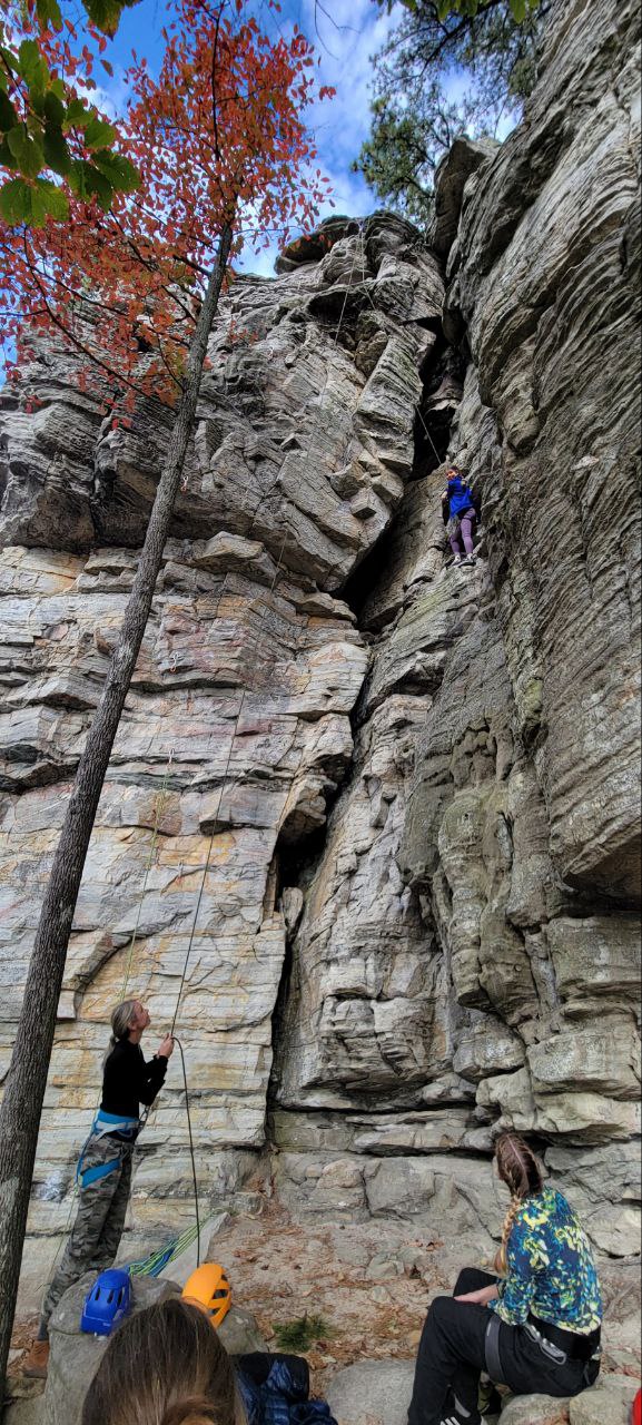 Pursuit climbing and challenge training